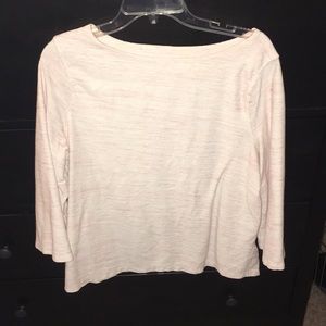 Wide Neck 3/4 Sleeve Top